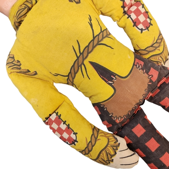 1965 Ralston Purina Chex Cereal Mail Away Large Soft Scarecrow Advertising Doll - Picture 7 of 7